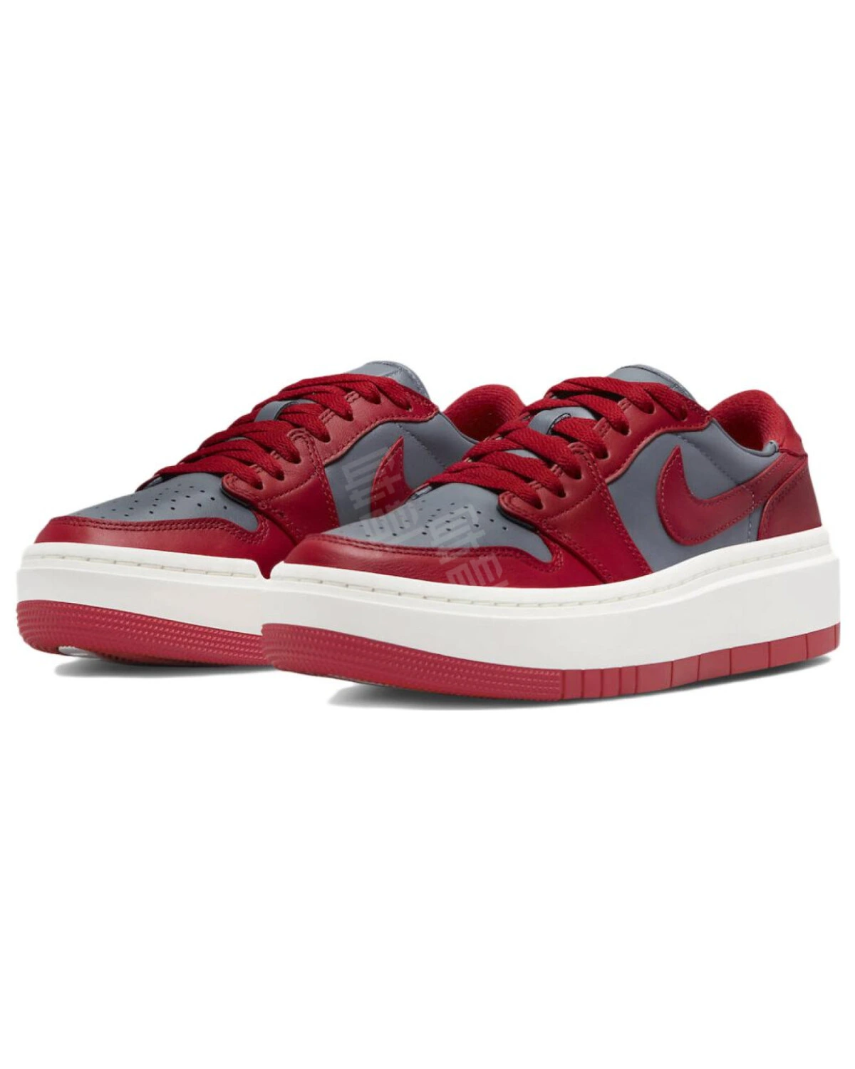 Jordan Air Jordan 1 Low SE "UNLV" женские кроссовки с толстой подошвой серо-красные картинка