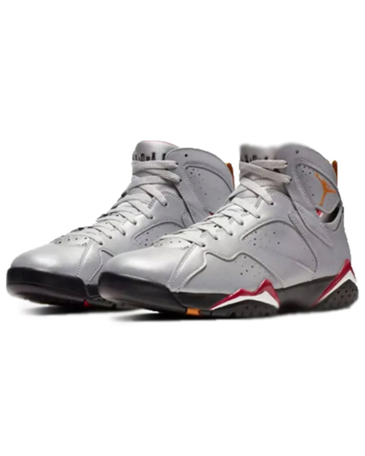 Jordan Air Jordan 7 унисекс высокие кроссовки лакированная кожа серый картинка