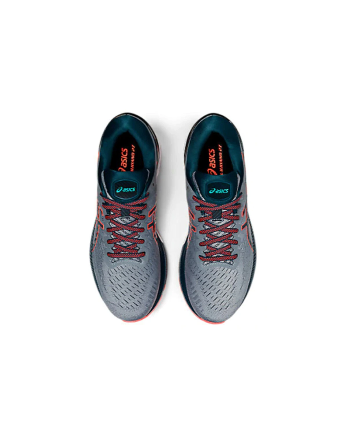 Asics Gel-Kayano 27 мужские спортивные кроссовки с амортизацией серо-голубые картинка
