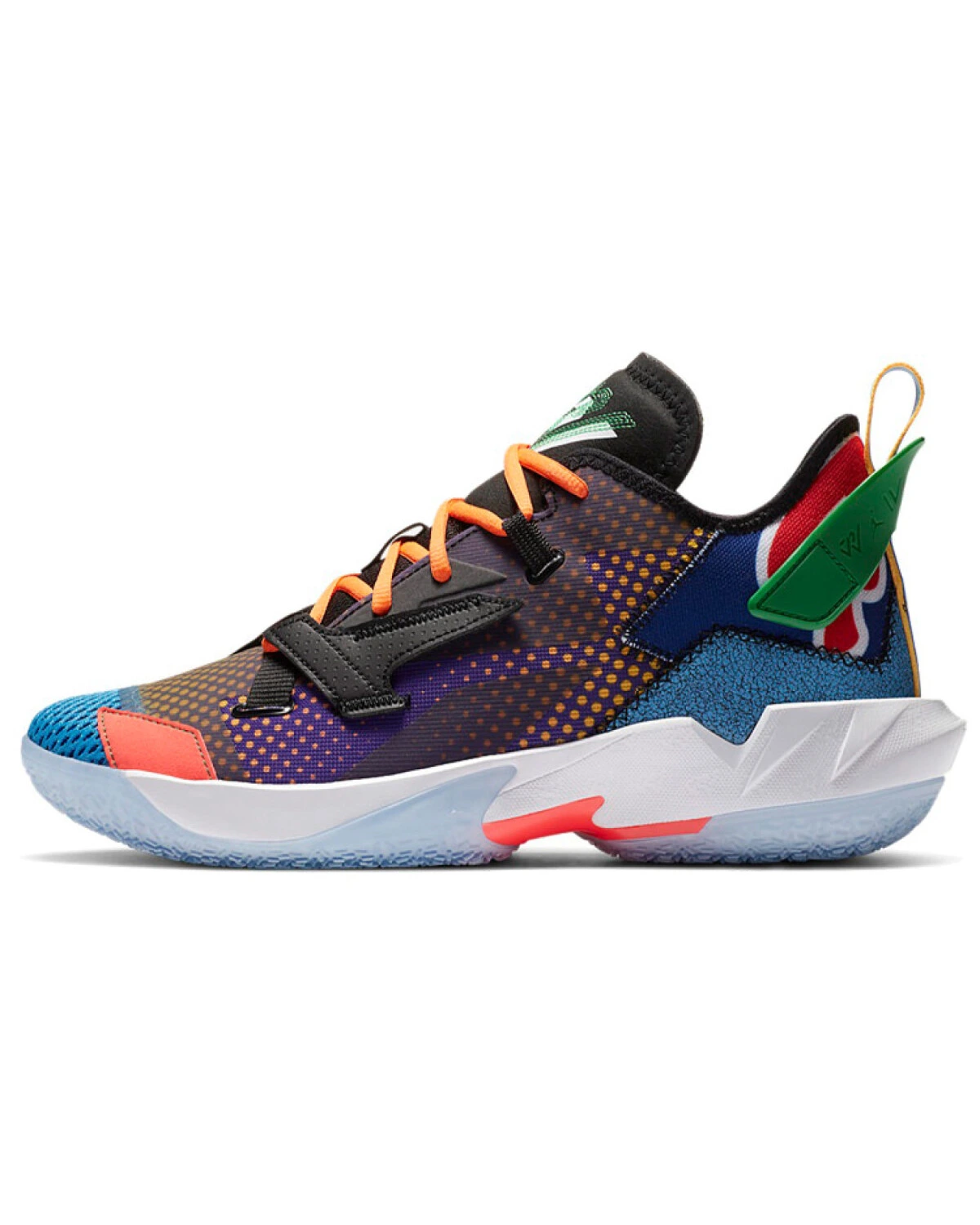 Jordan Why Not Zer0.4 унисекс спортивные кроссовки с Air Zoom сине-жёлтые картинка