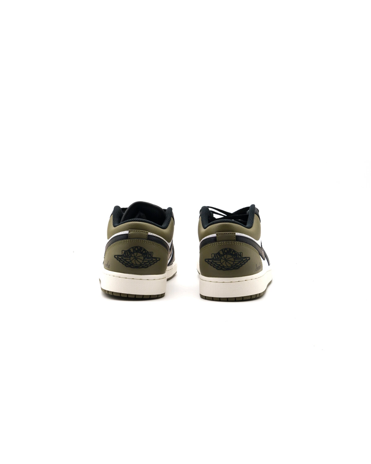 Jordan Air Jordan 1 мужские и женские кроссовки черно-зеленые ретро баскетбольные картинка