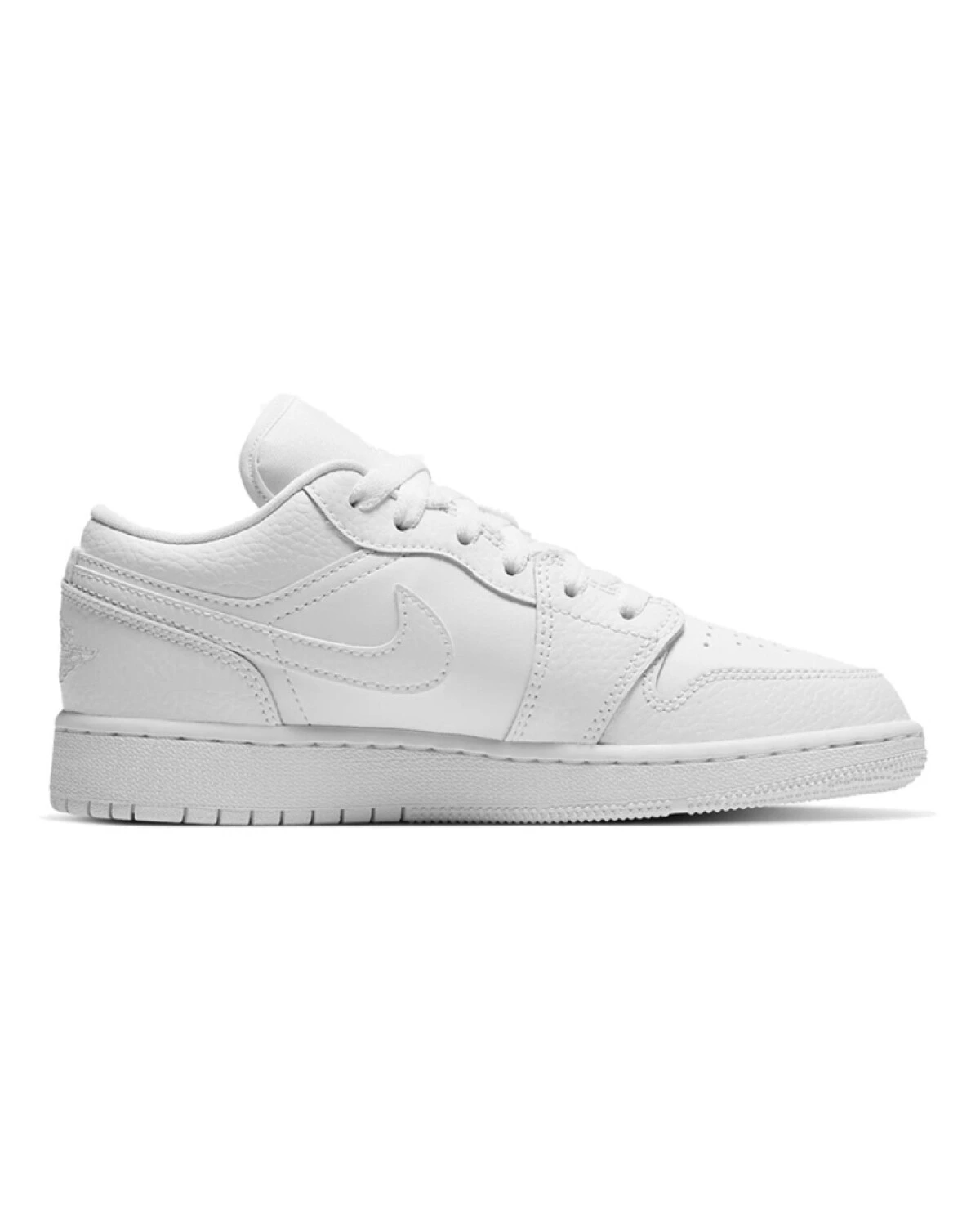 Jordan Air Jordan 1 Low детские кроссовки белые кожаные картинка