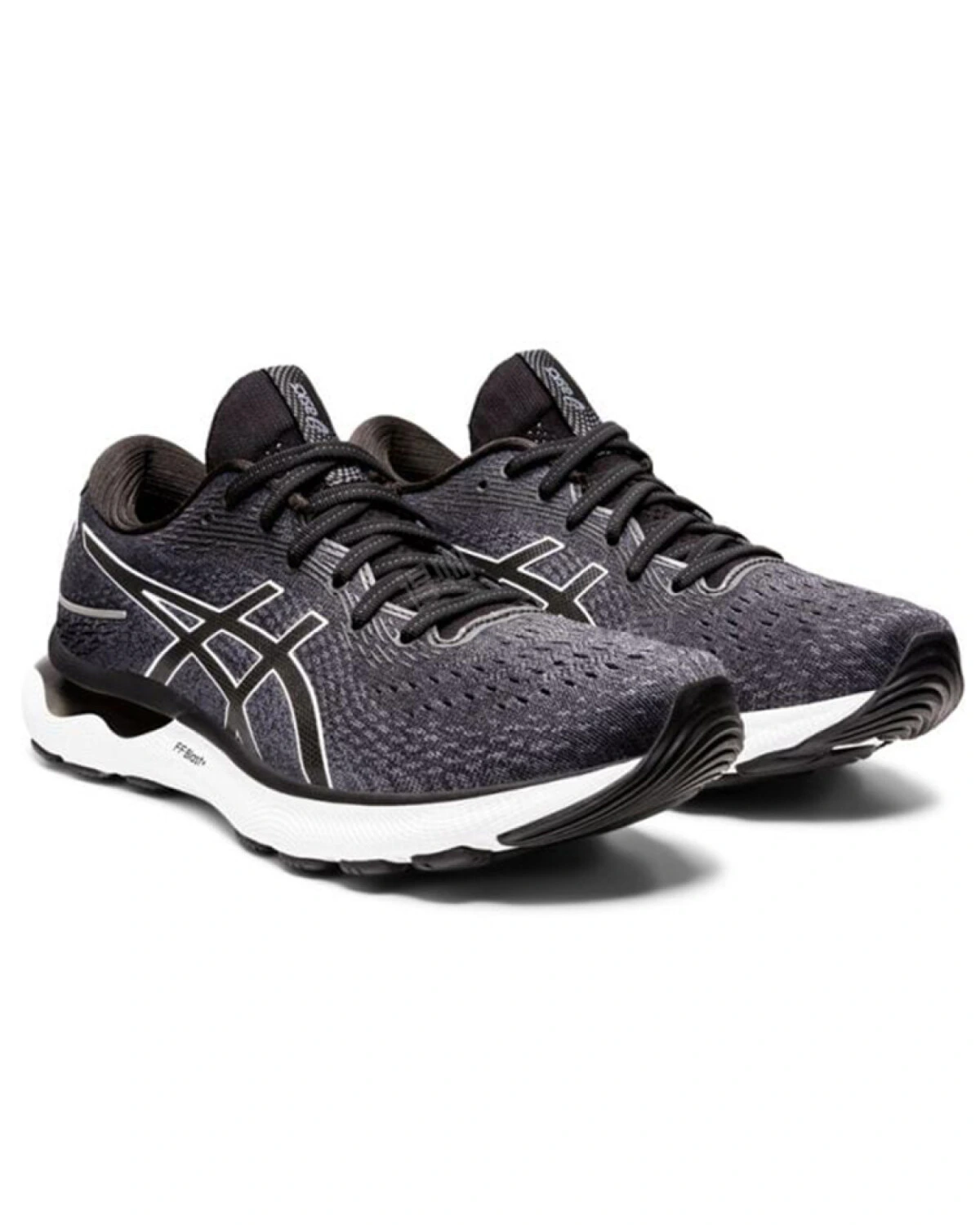 Asics GEL-Nimbus 24 мужские кроссовки для марафона черно-белые картинка