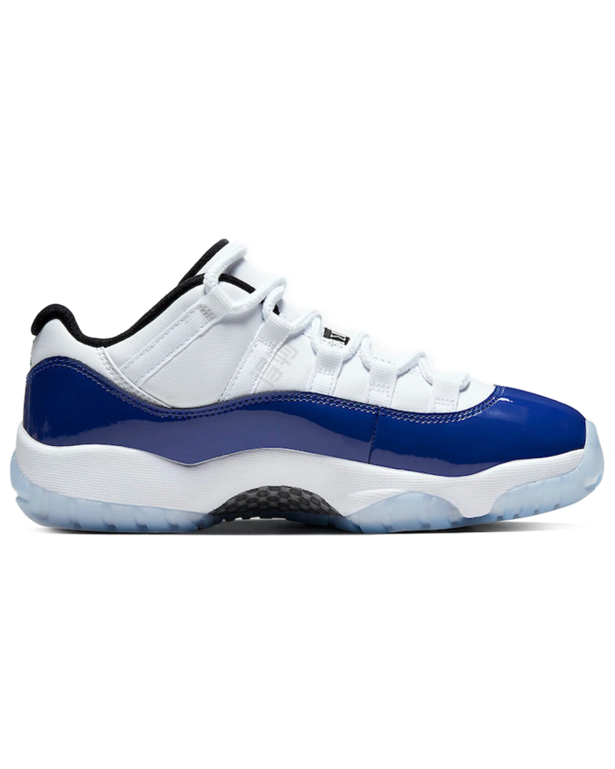 Jordan Air Jordan 11 Retro Low 'Concord Sketch' женские кроссовки бело-синие из лакированной кожи картинка