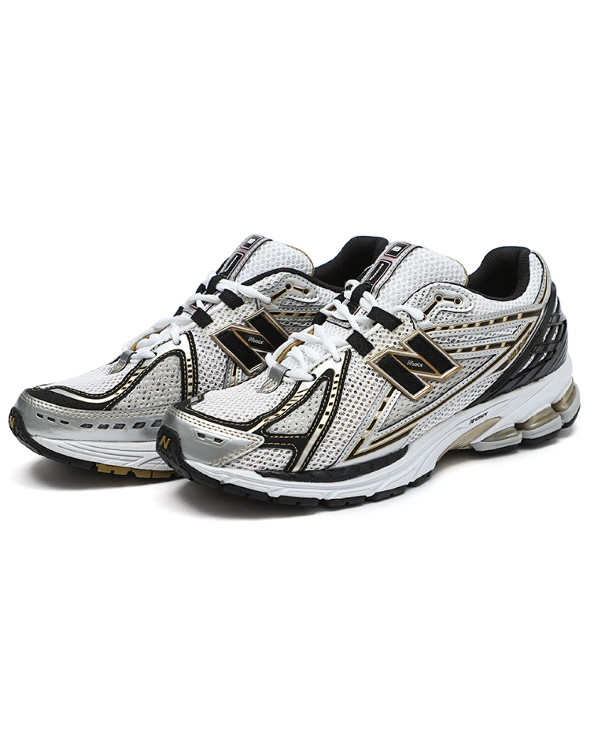 New Balance 1906R унисекс беговые кроссовки из ткани и искусственной кожи бело-черные картинка
