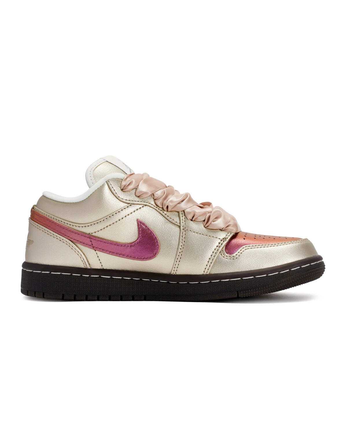 Jordan Air Jordan 1 женские кроссовки розово-золотые ретро картинка