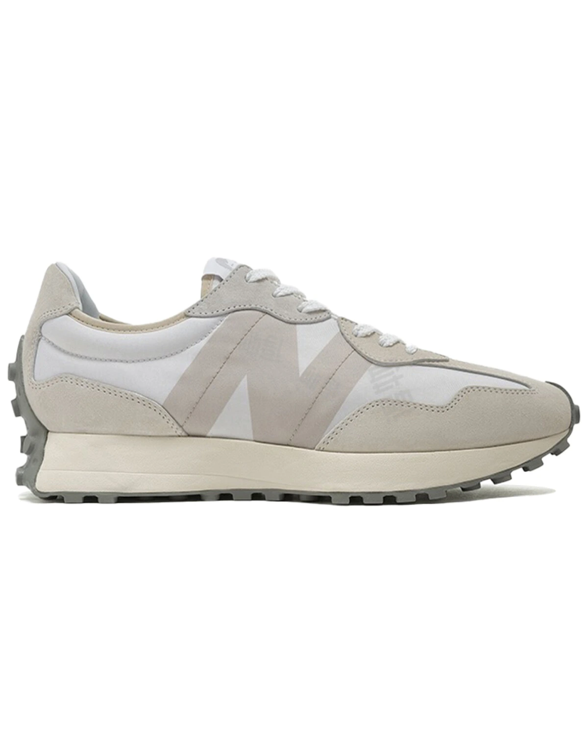 New Balance 327 мужские и женские кроссовки повседневные серо-белые картинка