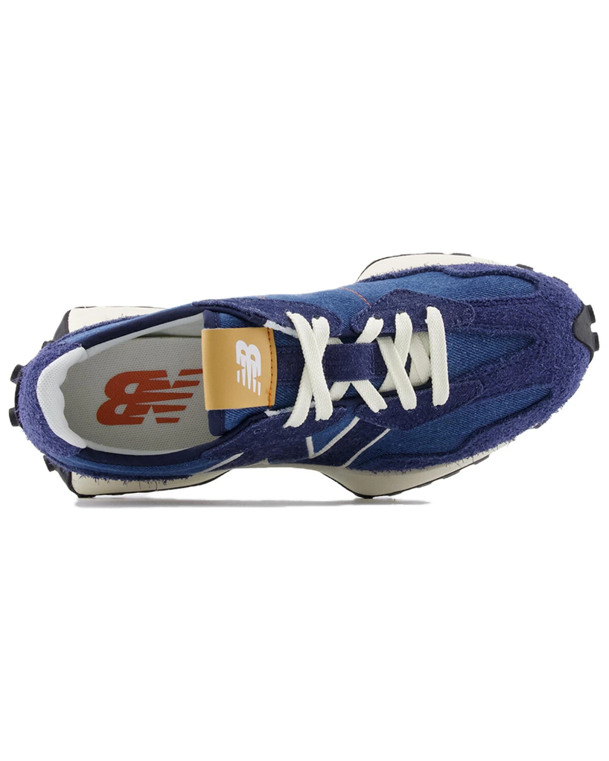 New Balance 327 унисекс кроссовки джинсовый синий с белыми вставками картинка