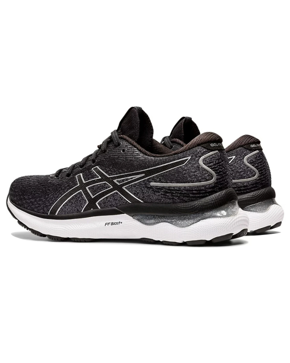 Asics GEL-Nimbus 24 женские кроссовки для бега с амортизацией черные картинка