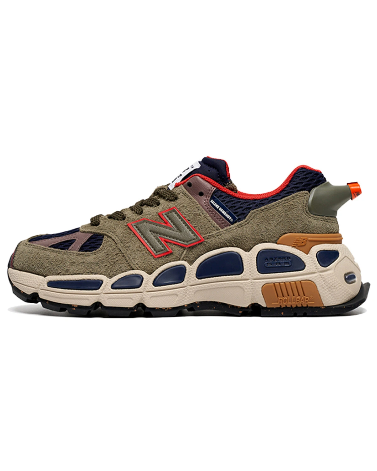 New Balance 574 беговые кроссовки оливковые с бордовым картинка