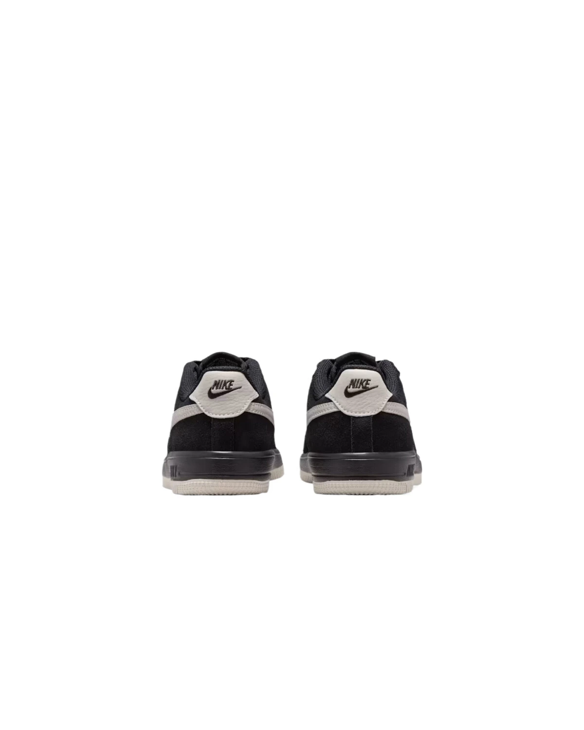 Nike Air Force 1 Lv8 детские кроссовки черные на шнуровке картинка