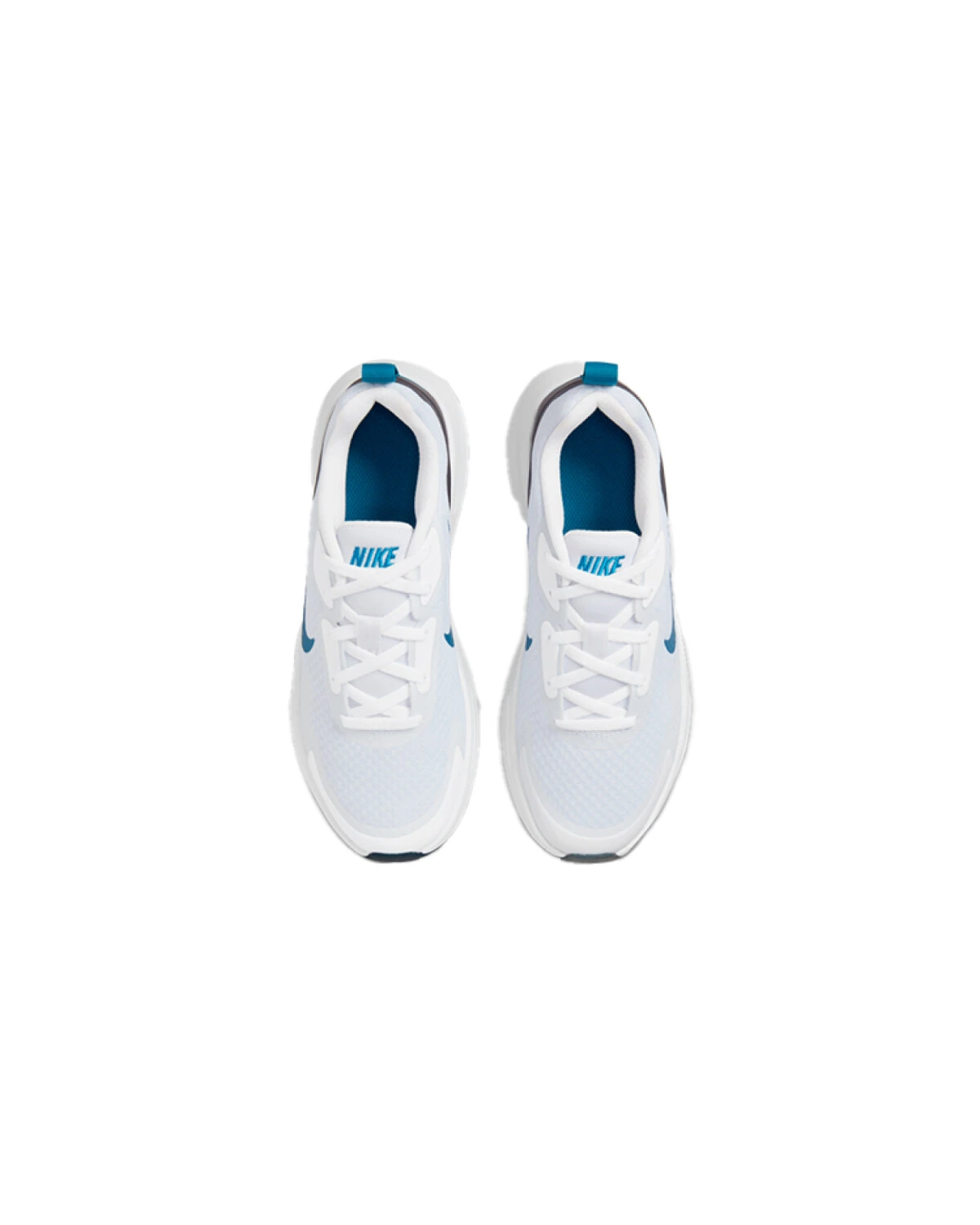 Nike Wearallday детские кроссовки для бега сине-голубые картинка