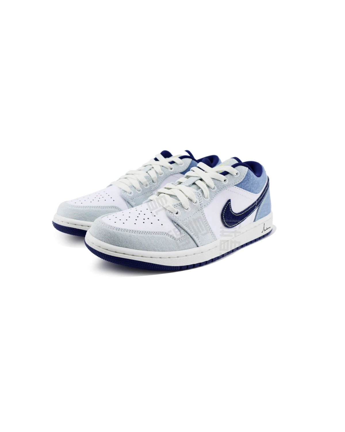 Jordan Air Jordan 1 LOW SE love мужские кроссовки джинсовые бело-синие картинка