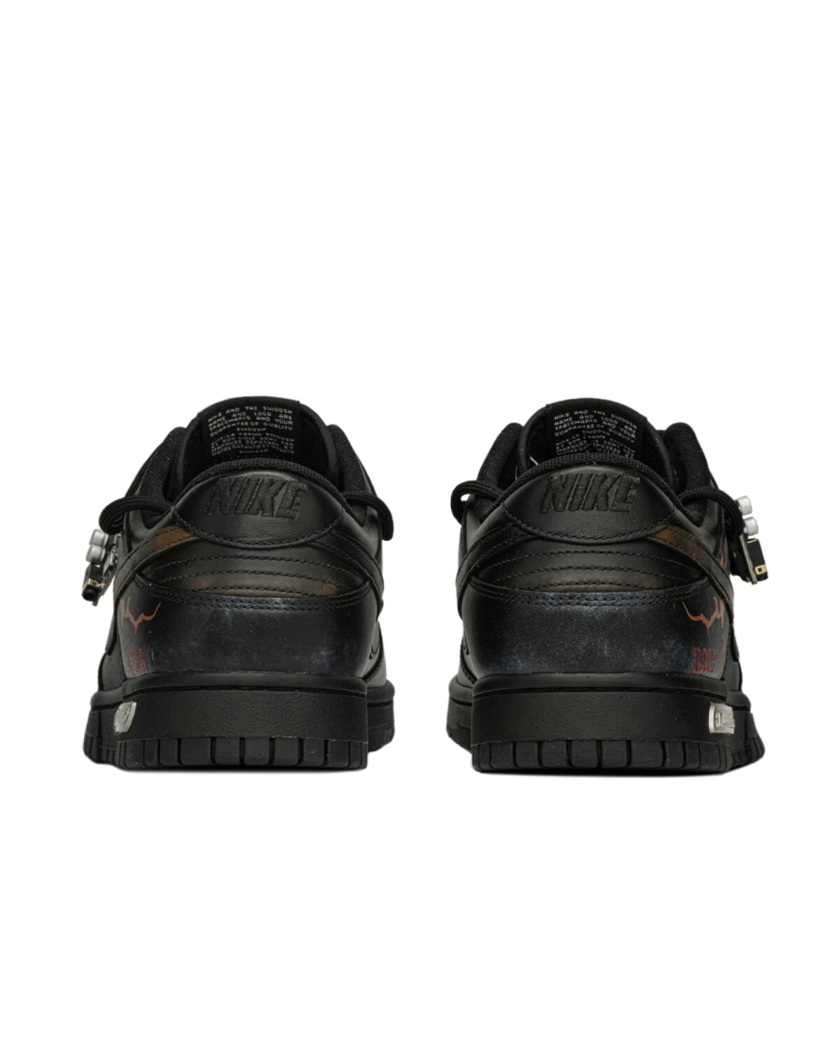 Nike Dunk мужские кроссовки черные износостойкие картинка