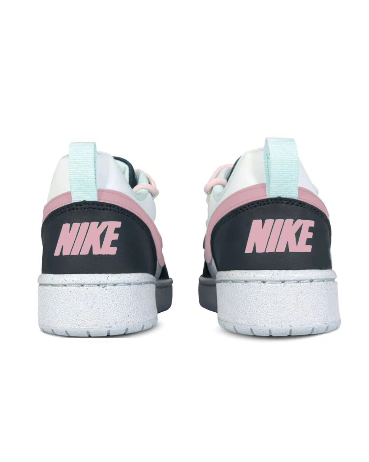 Nike Court Borough женские кроссовки черно-розовые картинка