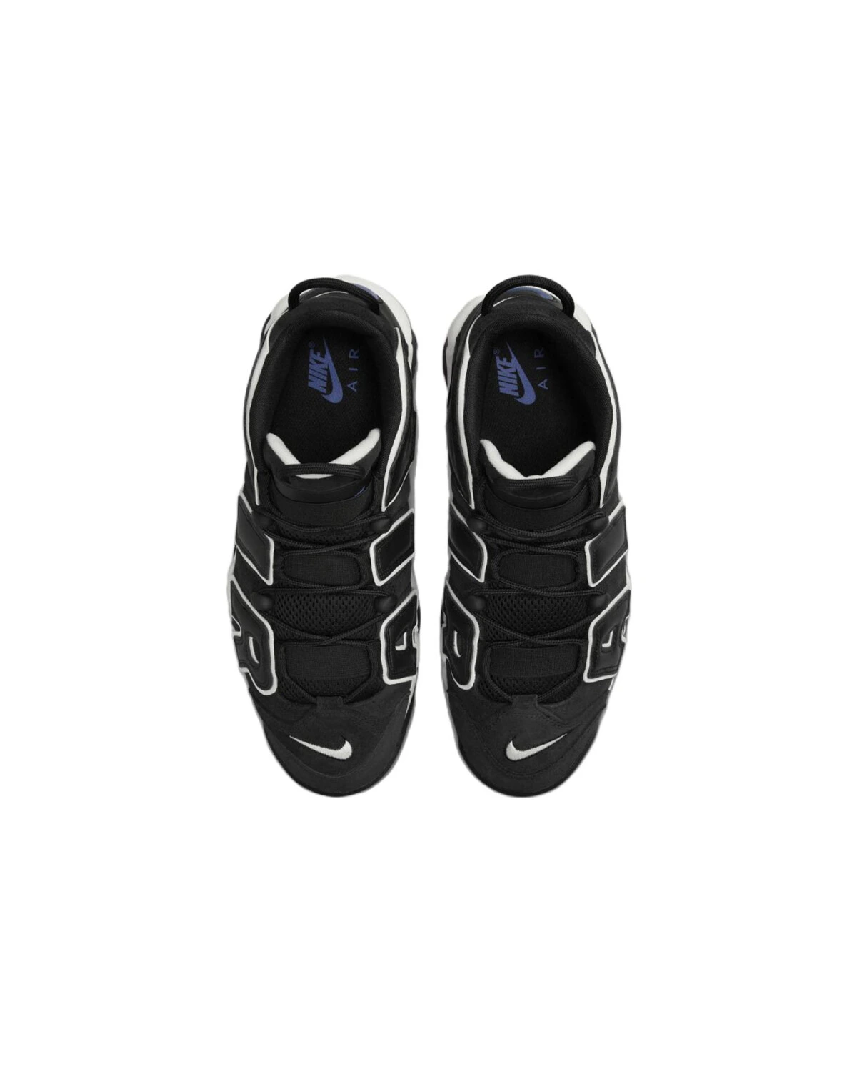 Nike Air More Uptempo унисекс кроссовки черно-белые с воздушной амортизацией картинка