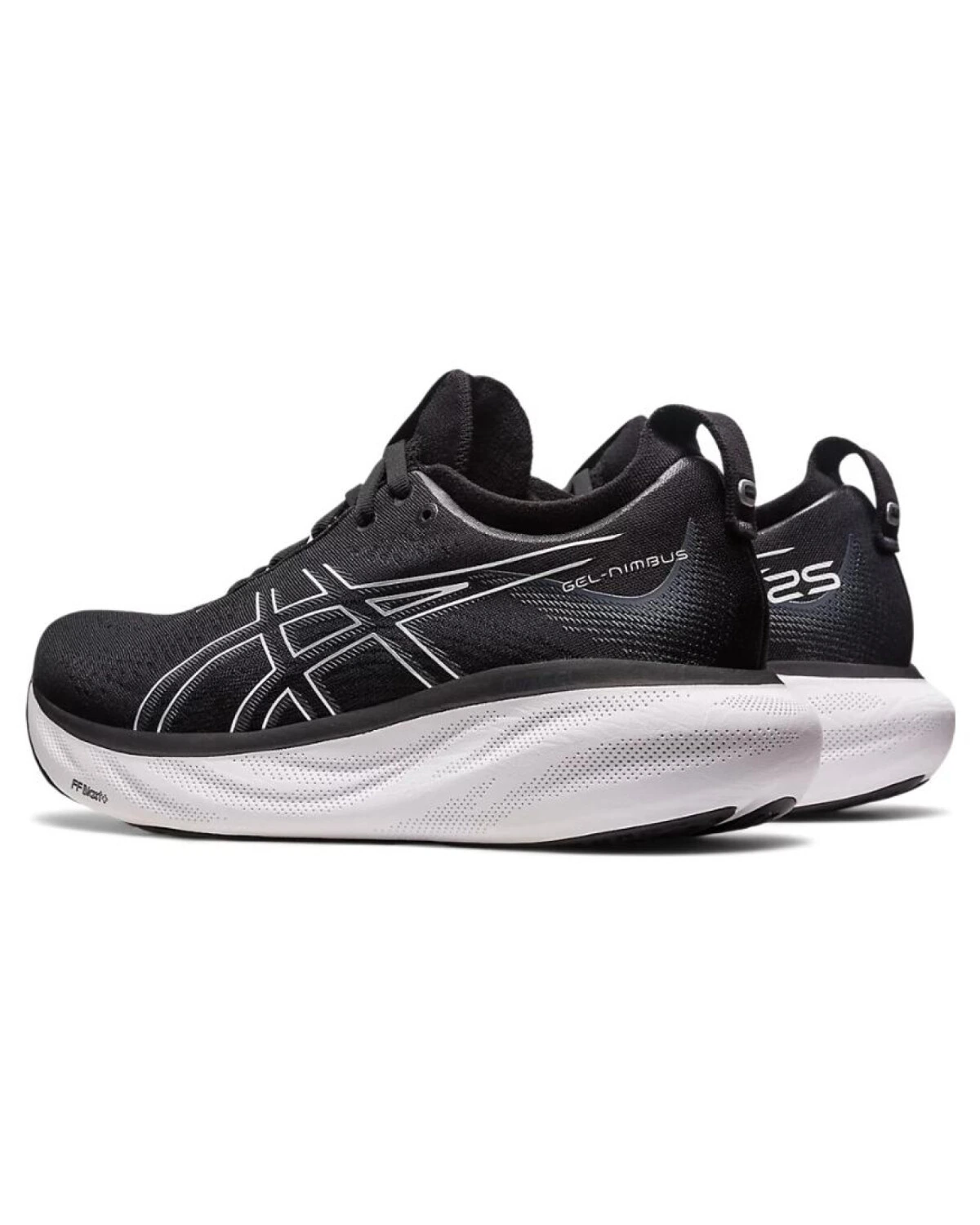 Asics GEL-Nimbus 25 женские кроссовки для бега черно-белые картинка
