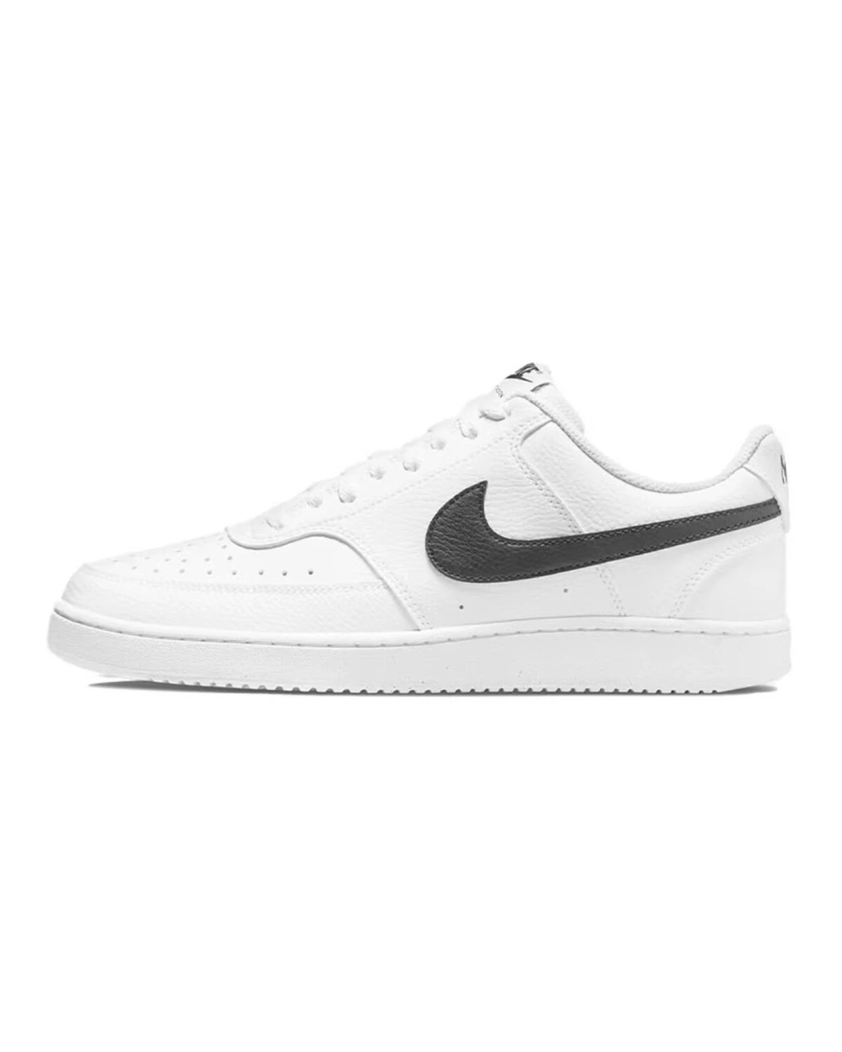 Nike Court Vision 1 мужские кроссовки бело-зеленые с тонкой подошвой и нескользящей подметкой картинка