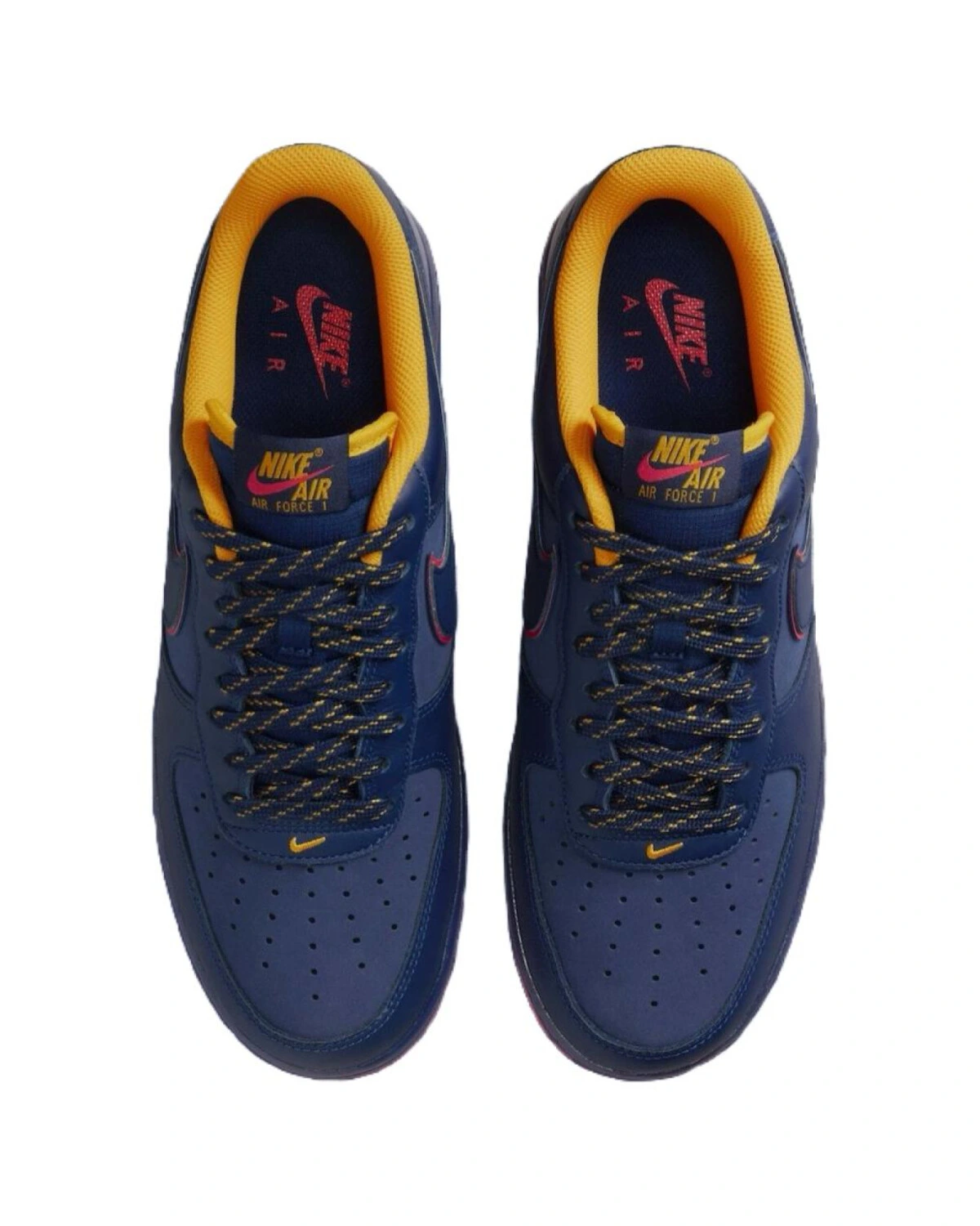 Nike Air Force 1 Low Retro Pack Unisex кроссовки синие кожаные картинка