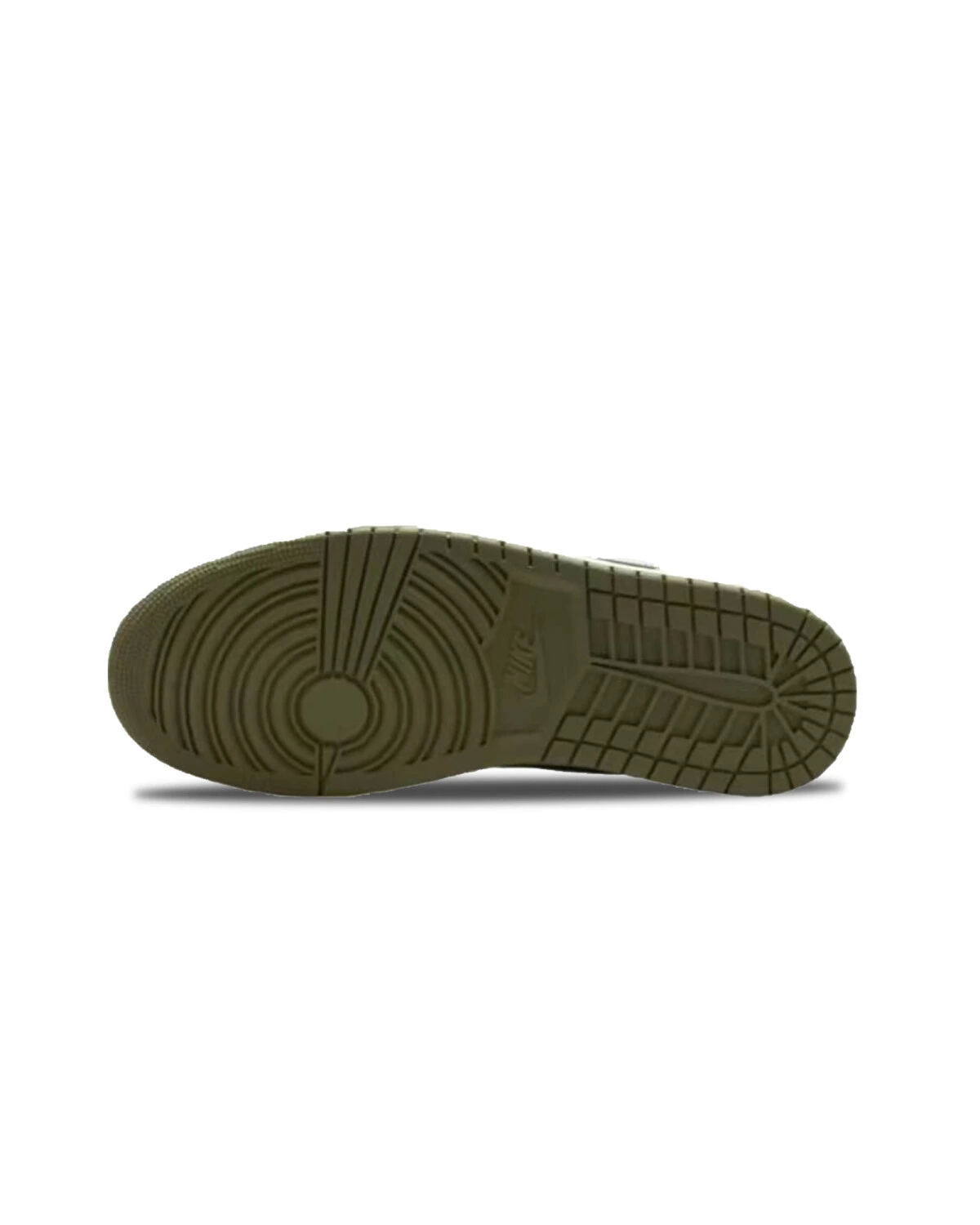 Jordan Air Jordan 1 “Medium Olive” унисекс кроссовки черно-белые-зеленые картинка
