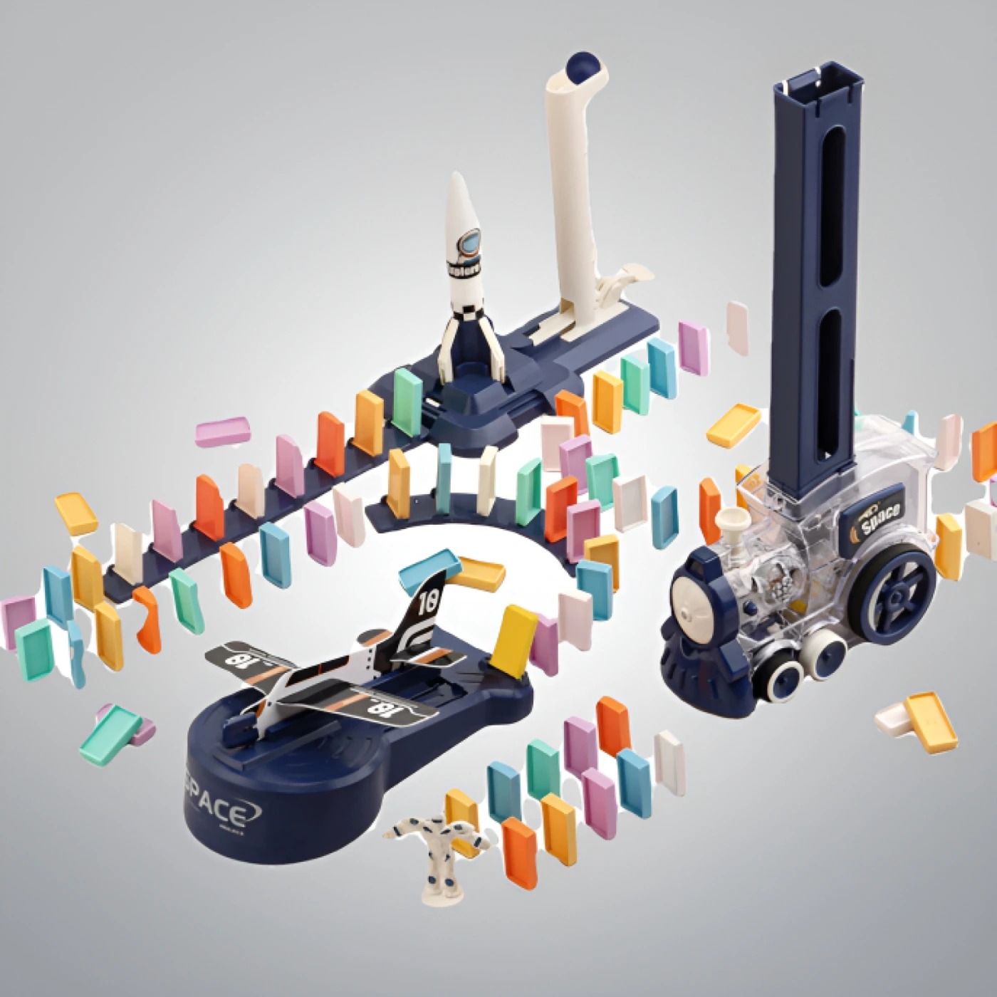 Домино-поезд картинка