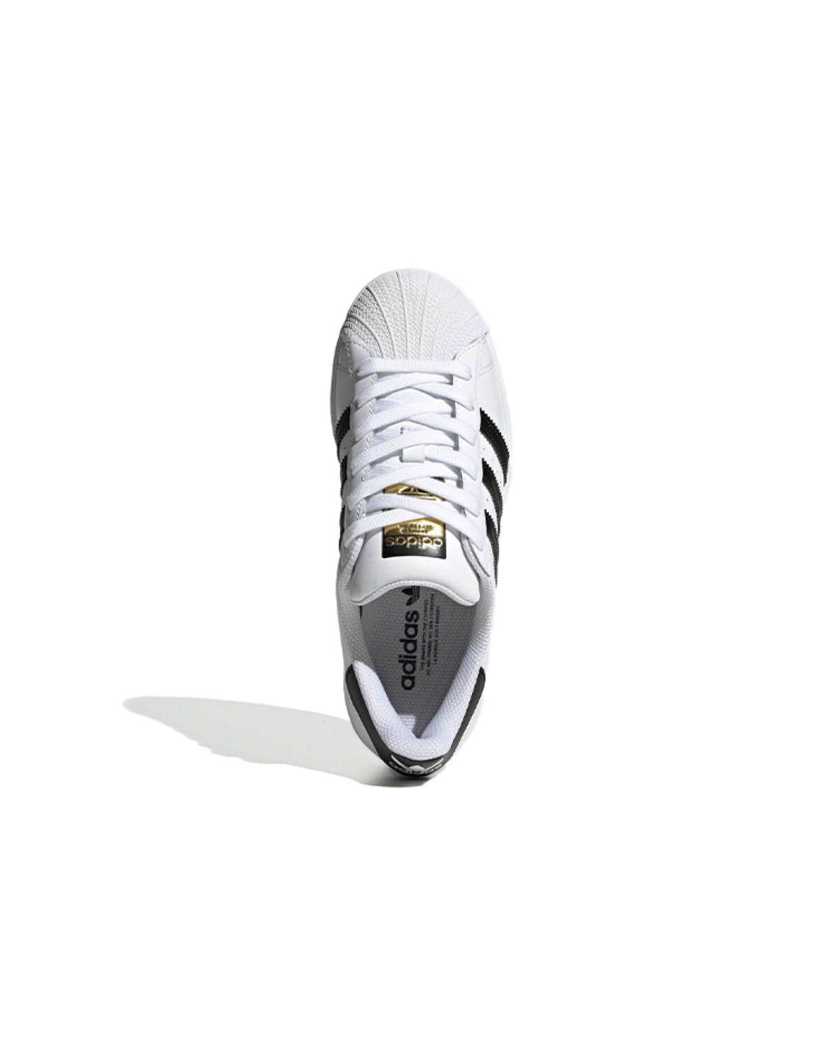 Adidas Originals SUPERSTAR J детские кеды белые из кожи картинка