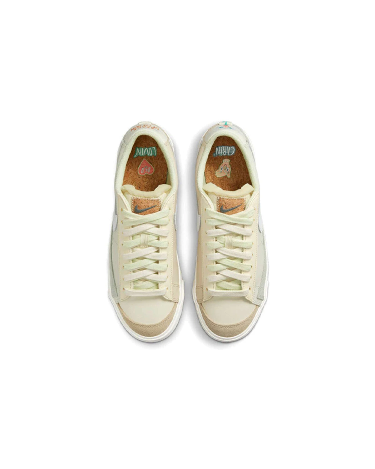 Nike Blazer женские кроссовки многоцветные из синтетики и нубука картинка