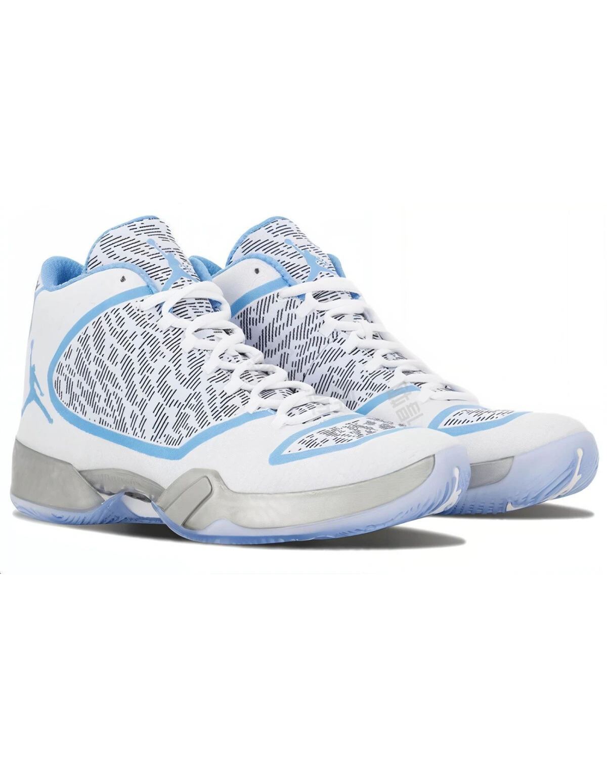 Jordan Air Jordan 29 Pantone мужские баскетбольные кроссовки высокие бело-сине-черные картинка