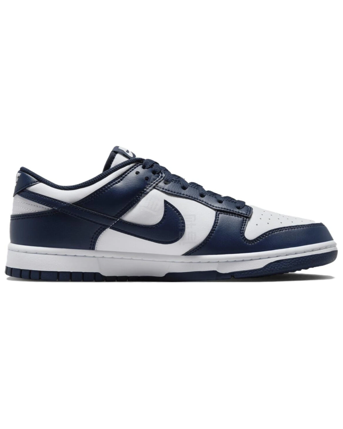 Nike Dunk Low Retro унисекс кроссовки белые синие антипробуксовочные картинка