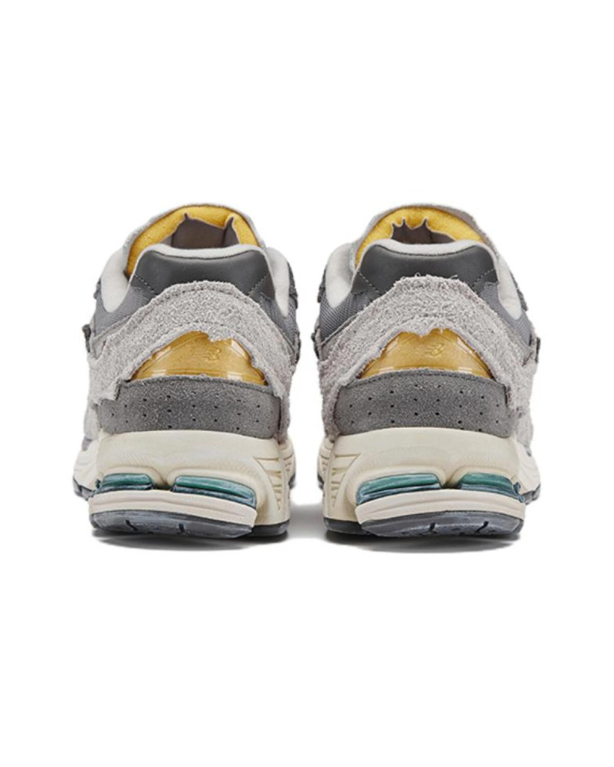 New Balance NB 2002R унисекс кроссовки серые из замши и ткани картинка