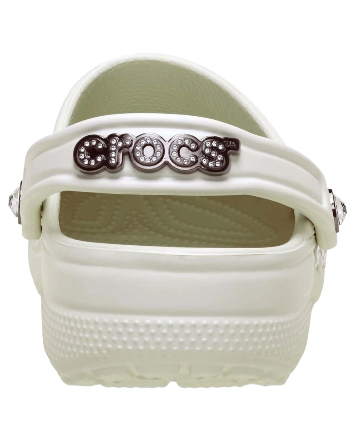 Crocs x Swarovski Classic Clog унисекс кроксы белые картинка