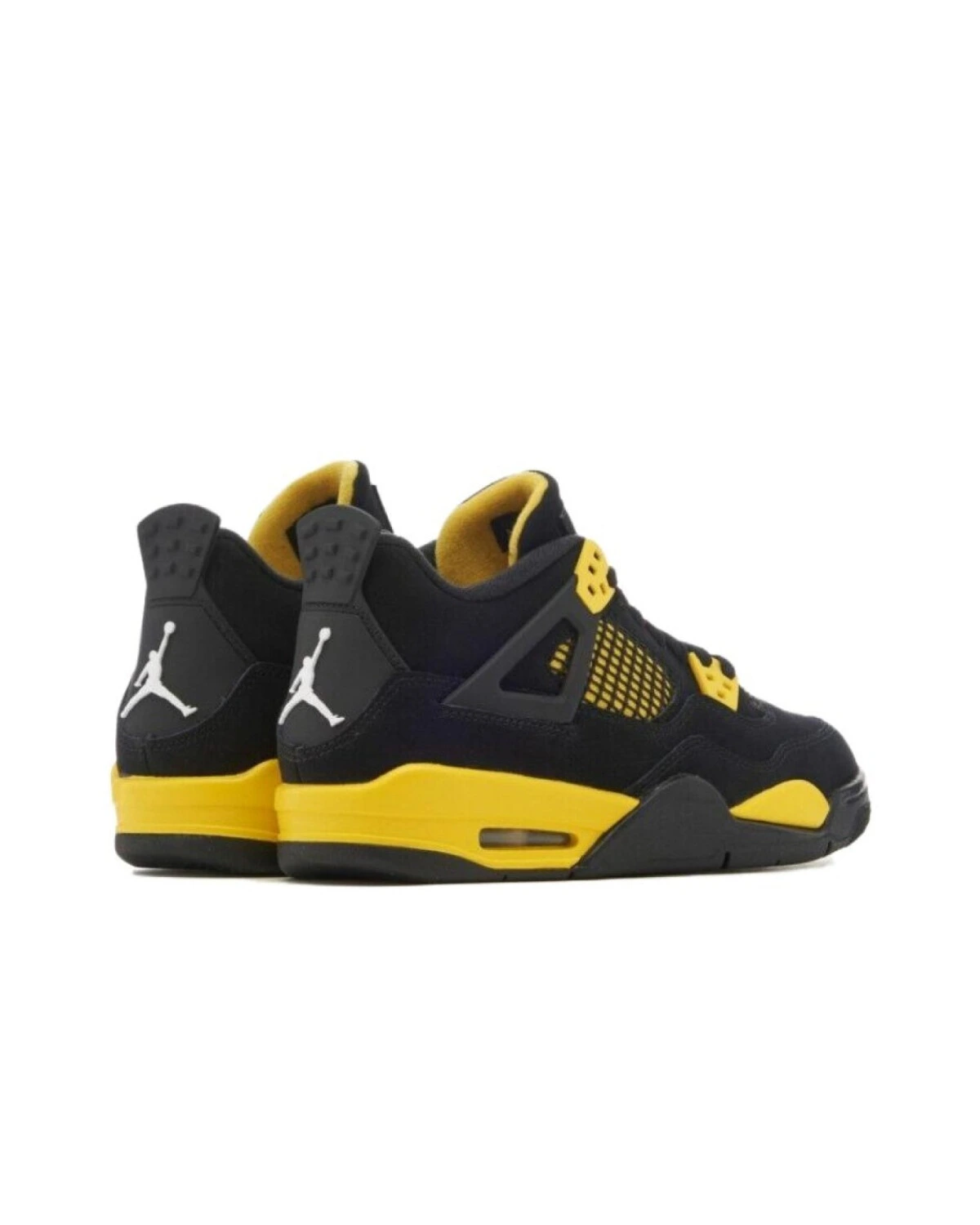 Jordan Air Jordan 4 "Thunder" детские кроссовки баскетбольные чёрно-жёлтые картинка