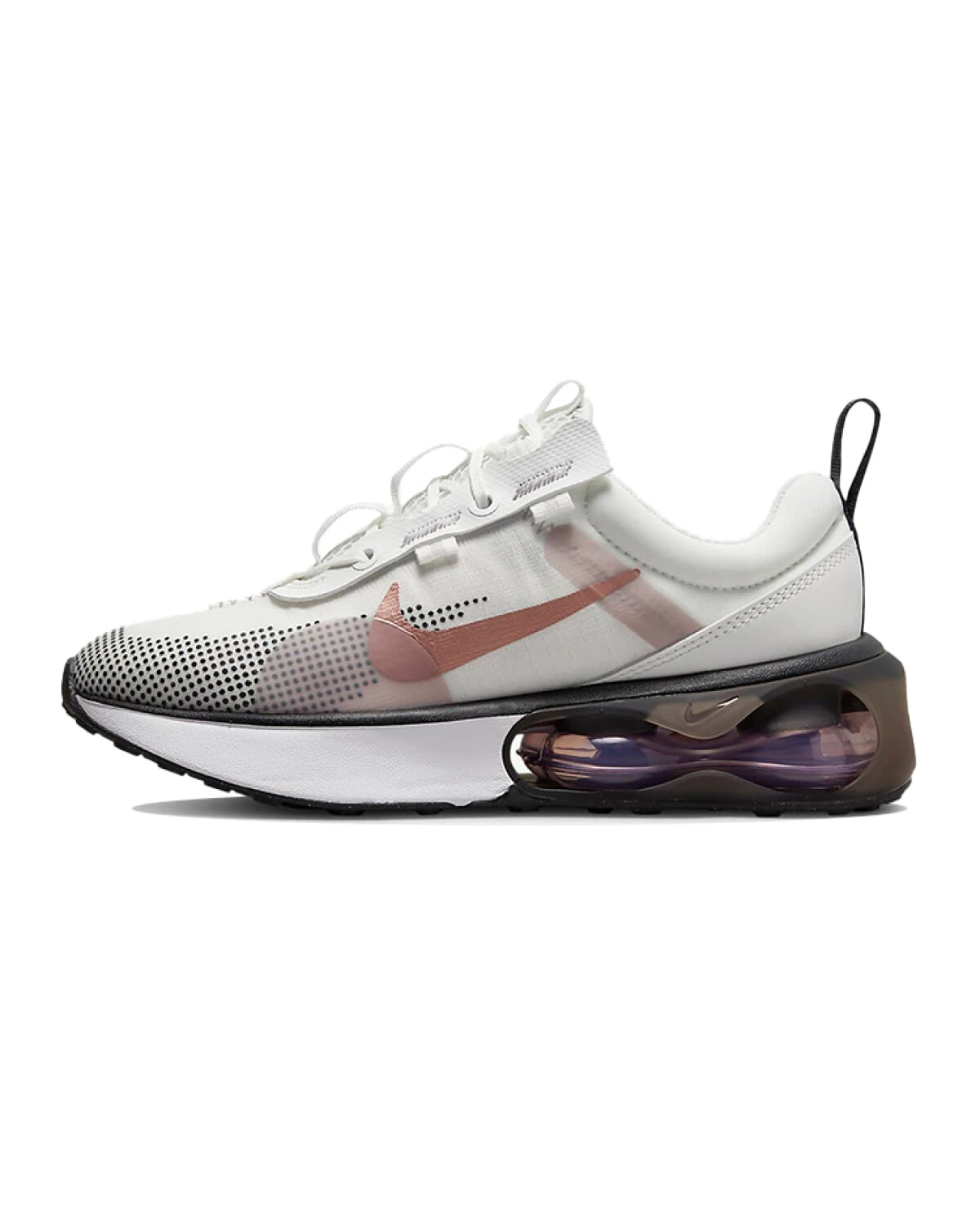 Nike Air Max 2021 детские кроссовки с перерабатываемыми материалами бело-серые картинка
