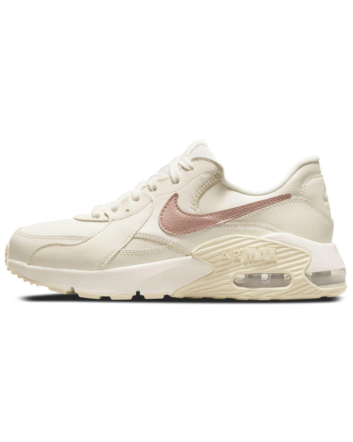 Nike Air Max Excee женские кроссовки кожаные кремовые картинка