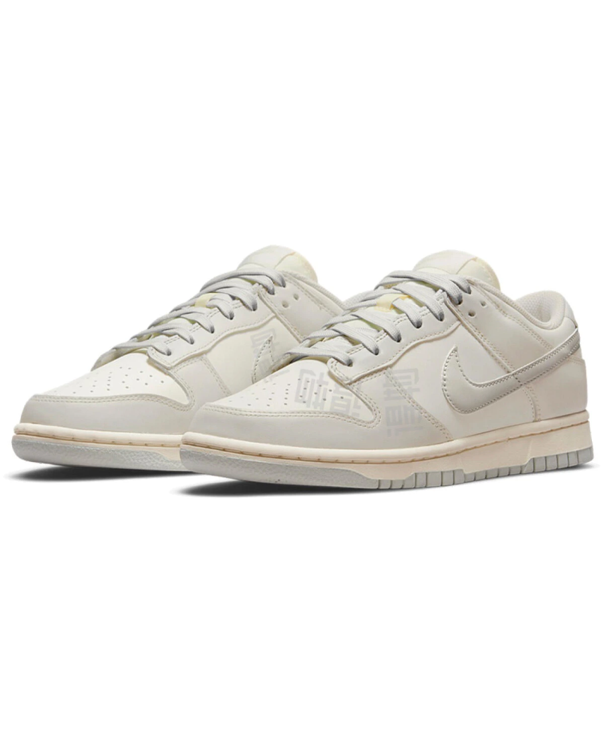 Nike Dunk Low женские кроссовки бежевые легкие и износостойкие картинка
