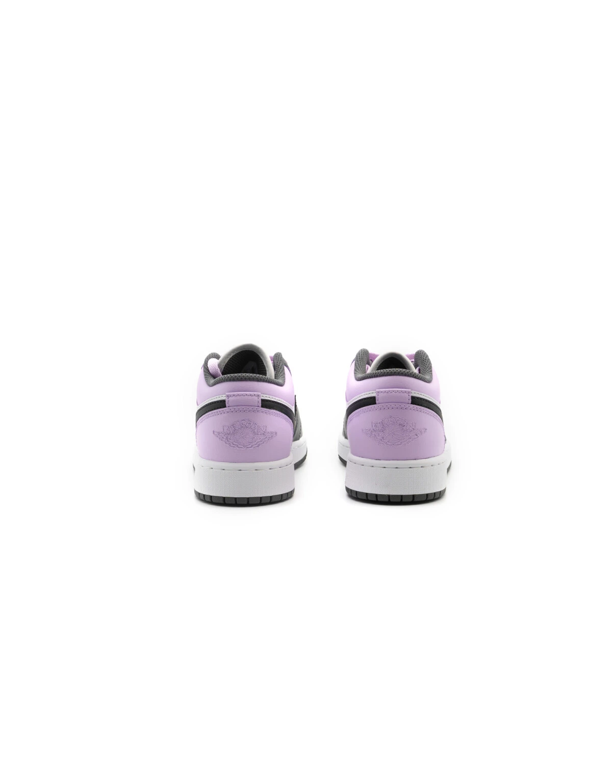 Jordan Air Jordan 1 мужские и женские кроссовки серо-фиолетовые с амортизацией и износостойкостью картинка