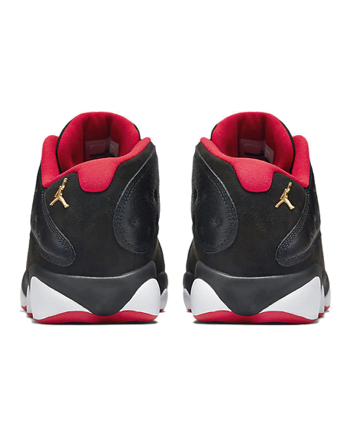 Jordan Air Jordan 13 Retro Low Bred мужские кроссовки черно-красные кожаные картинка