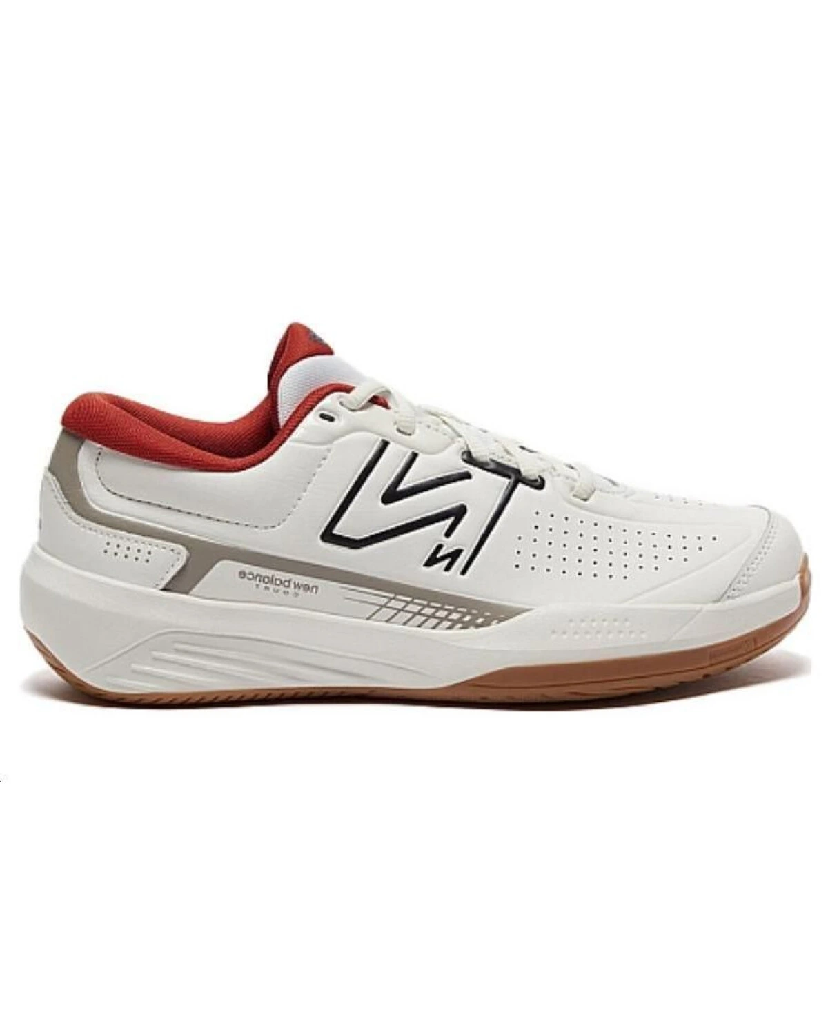 New Balance 696 V5 унисекс кроссовки бежевые из искусственной кожи картинка