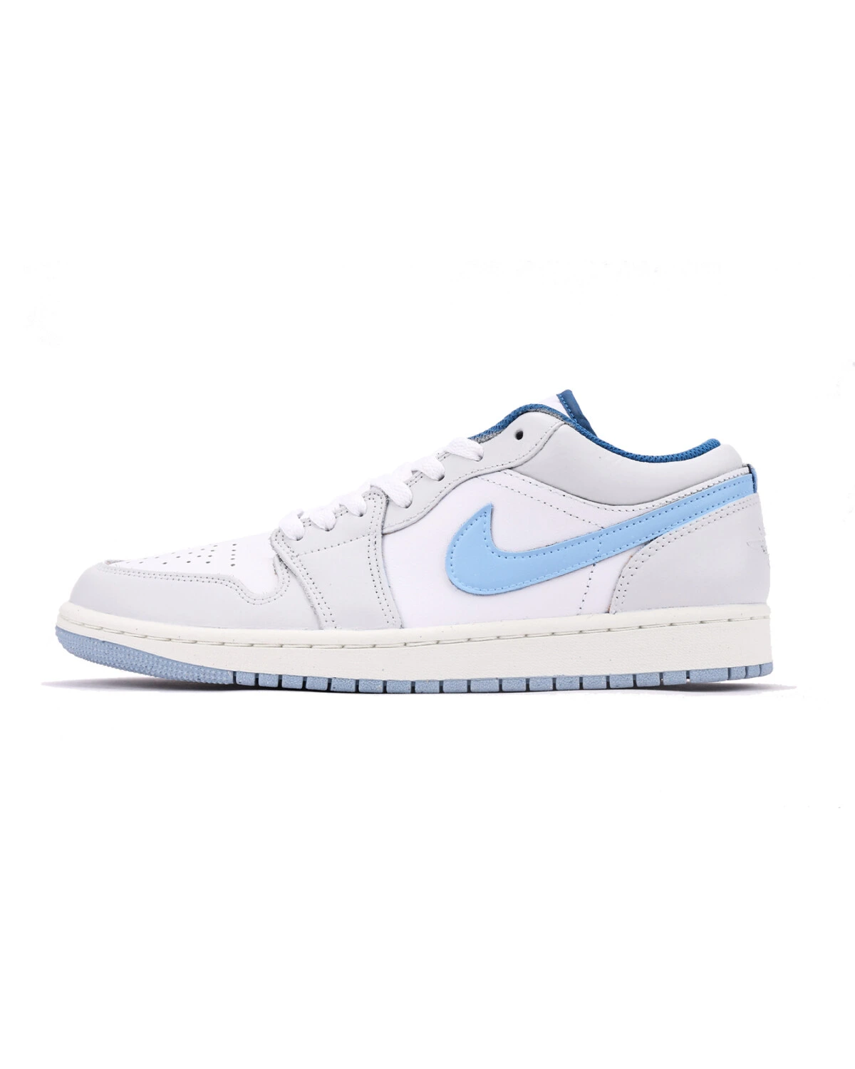 Jordan Air Jordan 1 мужские кроссовки бело-голубые с амортизацией картинка