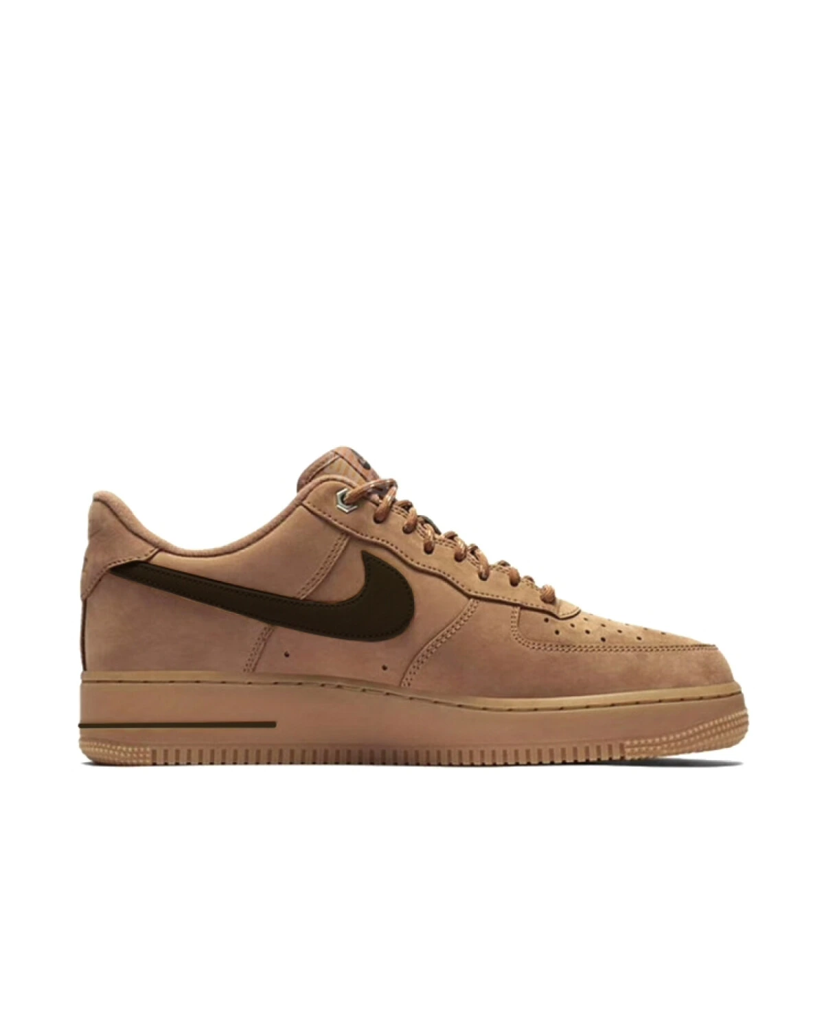Nike Air Force 1 унисекс кроссовки ретро стиль бежевые картинка