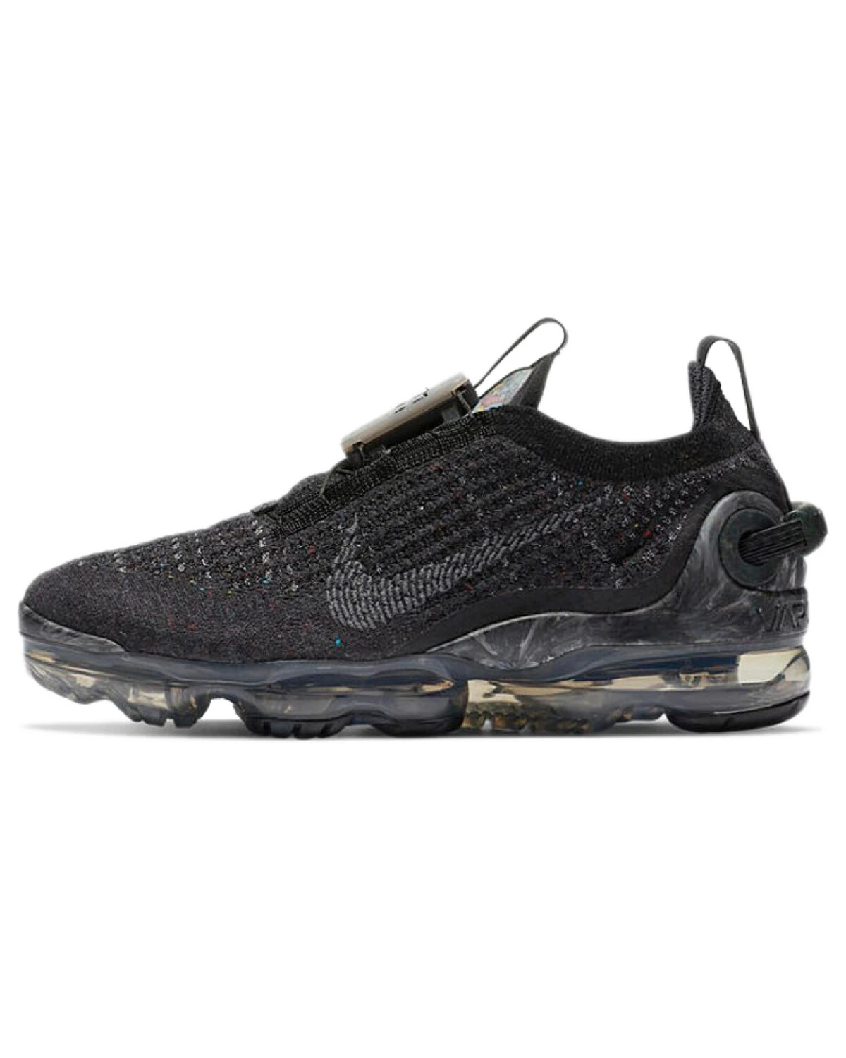 Nike Vapormax 2020 женские спортивные кроссовки для бега чёрные из текстиля картинка