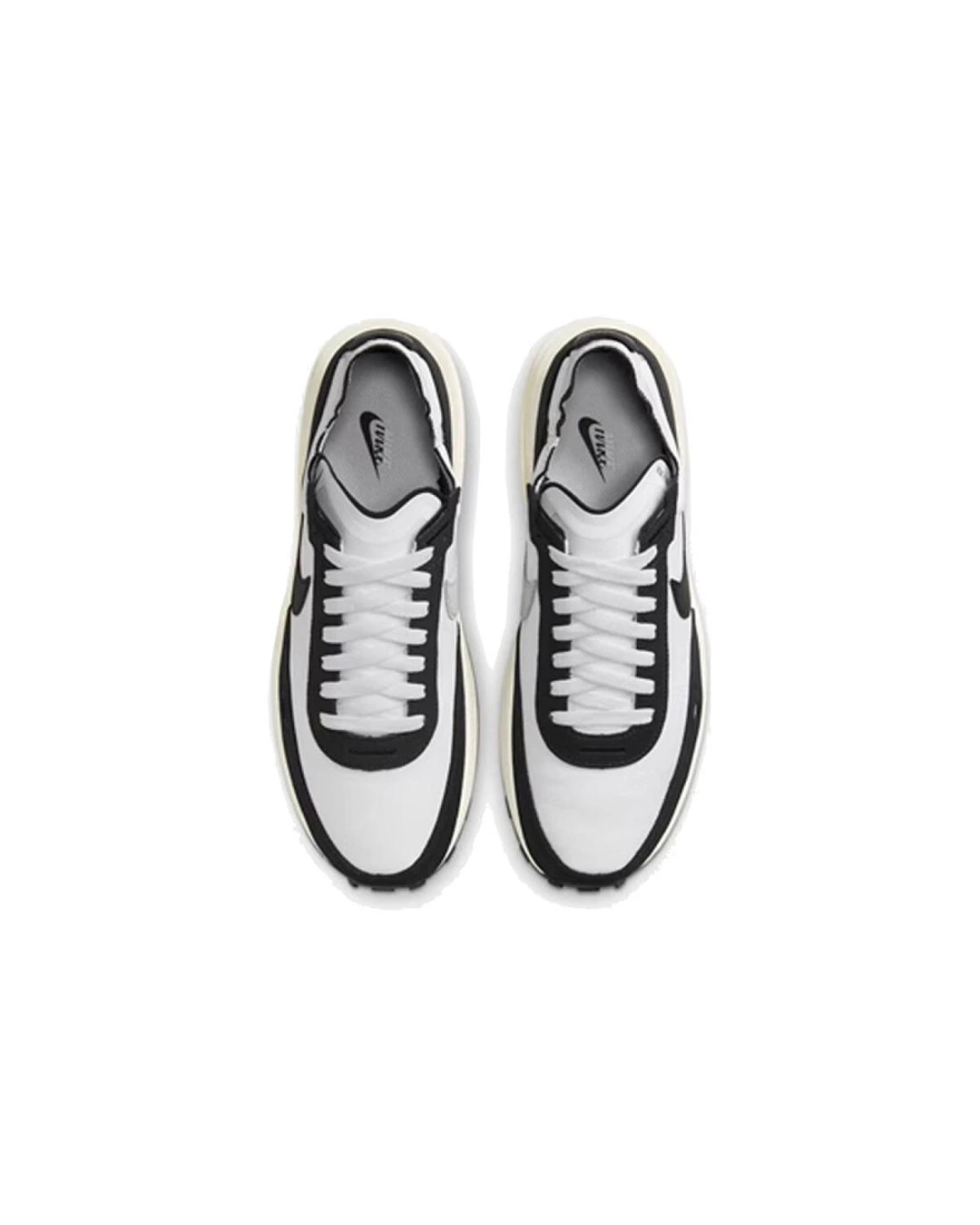 Nike Waffle One мужские кроссовки черно-белые картинка