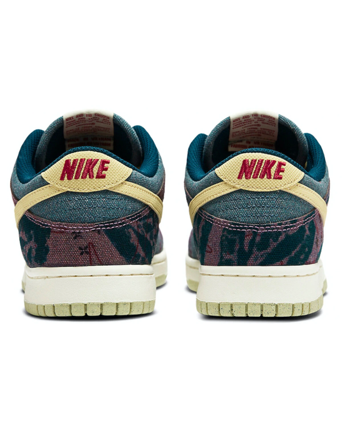 Nike Dunk SP унисекс кроссовки текстильные сине-желтые картинка