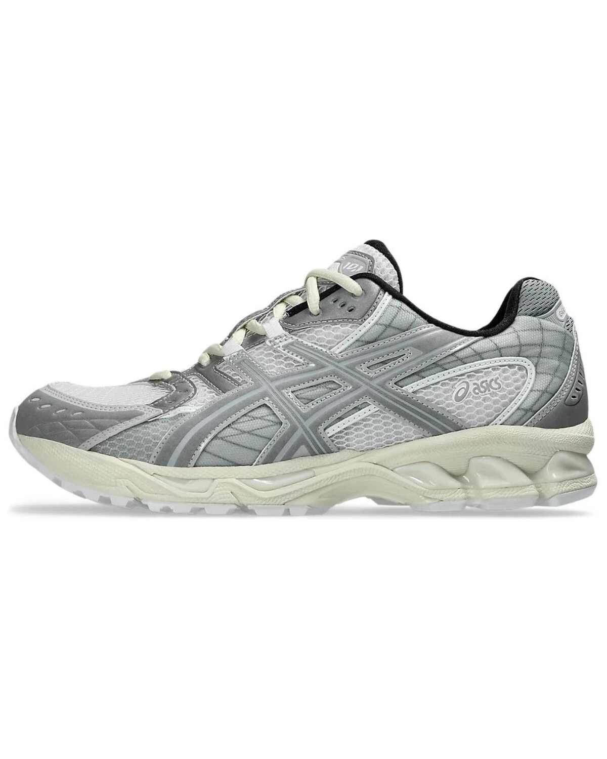 Asics GEL-Nimbus 10.1 White/Sheet Rock мужские и женские кроссовки для бега бело-серебряные картинка