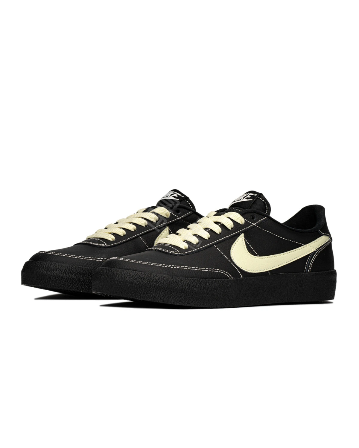 Nike Killshot FZBB унисекс кеды черно-бежевые противоскользящие картинка