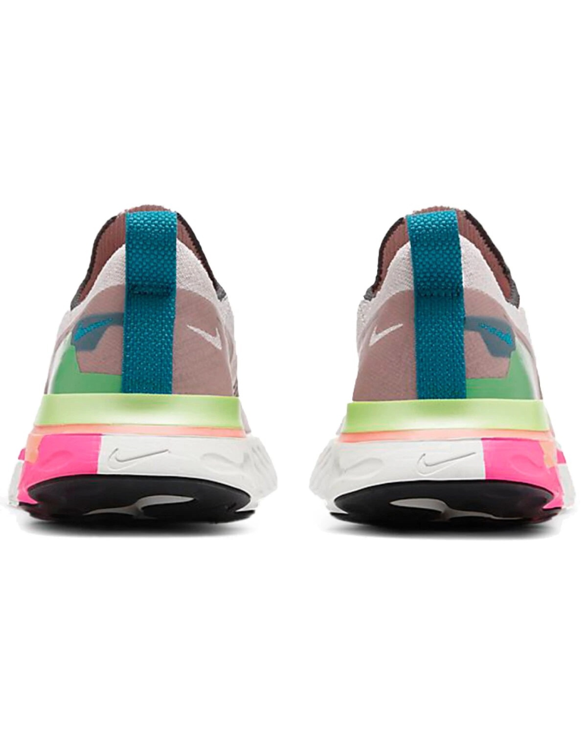 Nike React Infinity Run Flyknit 1 женские кроссовки с амортизацией React Foam светло-розовые картинка