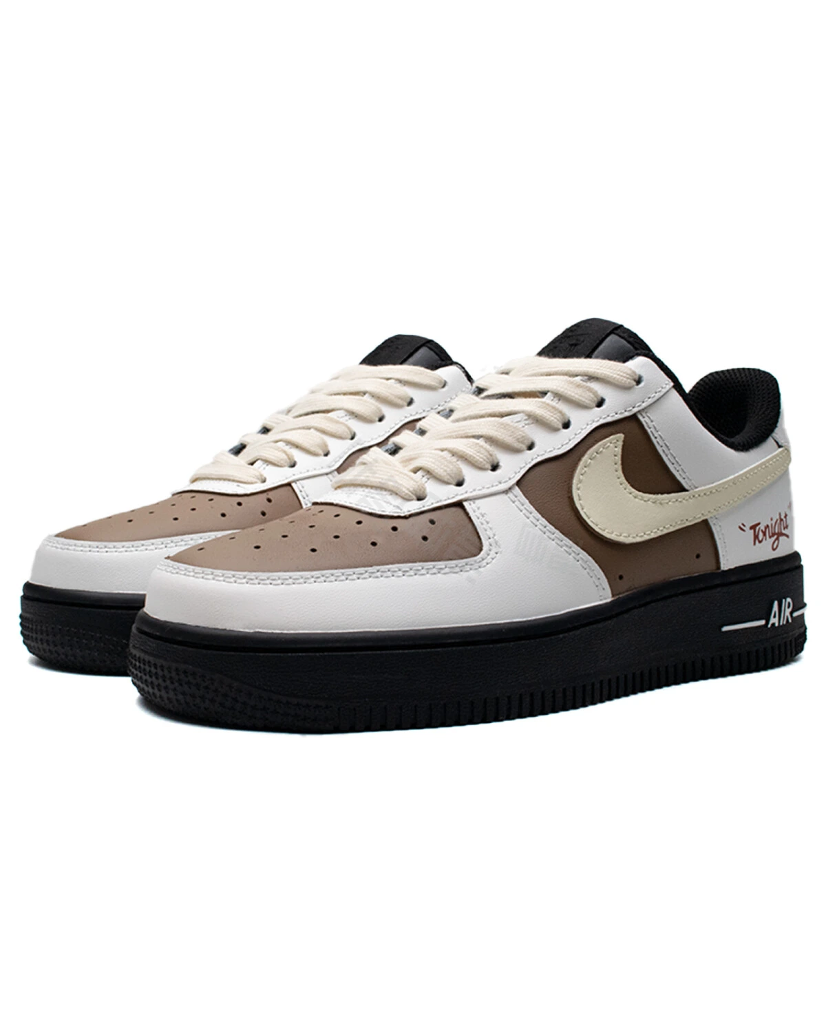 Nike Air Force 1 Low Mocha Mousse IRC унисекс кроссовки противоскользящие коричневые картинка