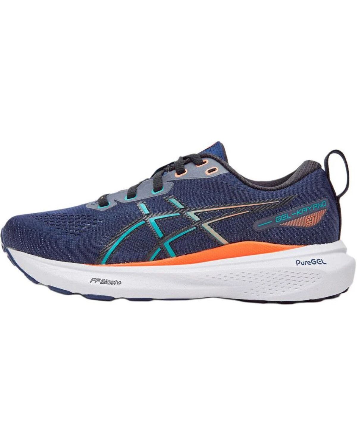 Asics Gel-Kayano 31 детские кроссовки для бега синие картинка