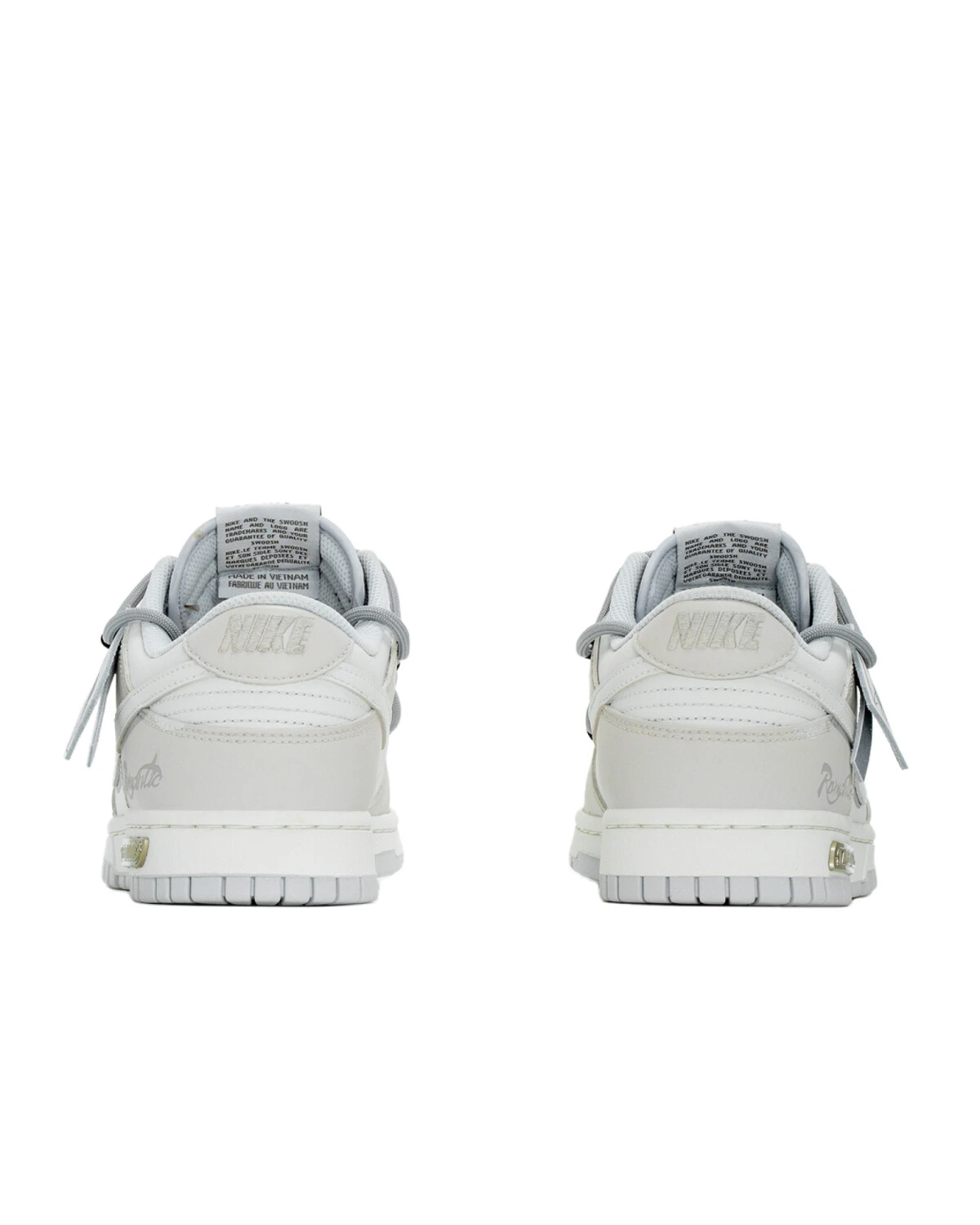 Nike Dunk Romantic мужские кроссовки серо-белые картинка