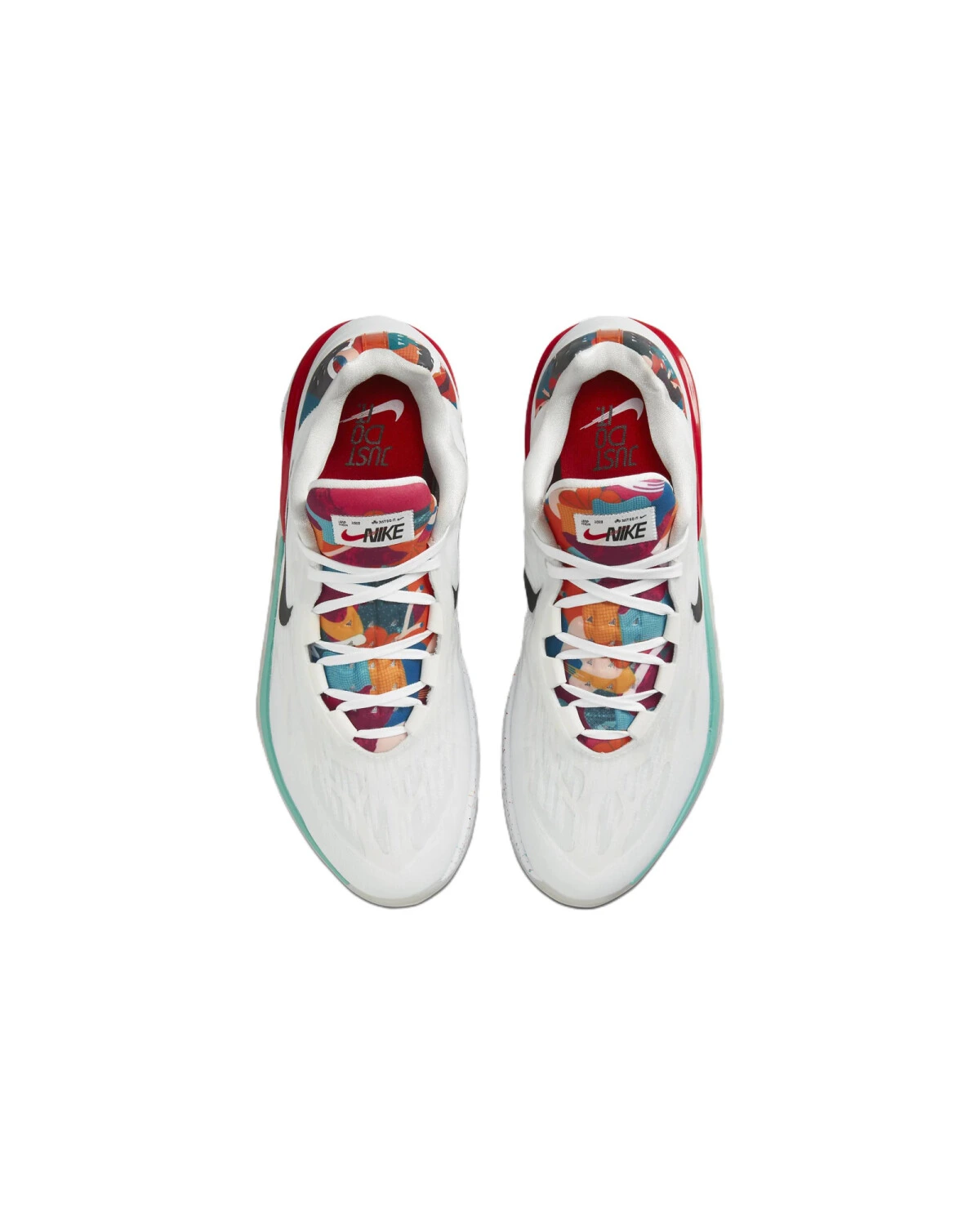 Nike Air Zoom G.T. Cut 2 "Leap High" баскетбольные кроссовки бело-красно-зеленые картинка